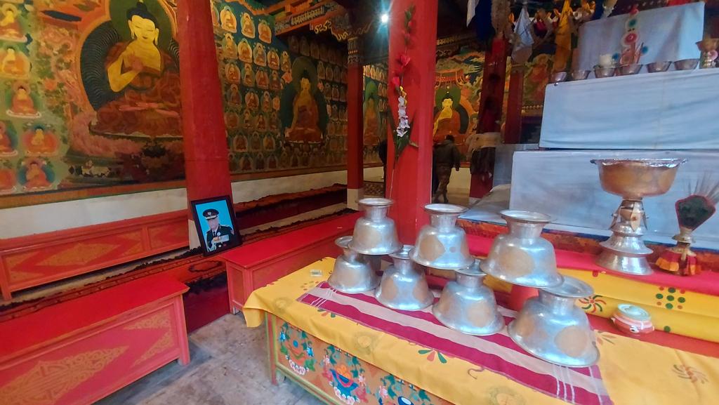 ramanmalik's tweet photo. This is #HemisMonastery in ladakh. The respect offered to late #CDSBipinRawat is phenomenal.
Remembering him on this day, he was he is a hero and heros never die. @lg_ladakh this was amazing. https://t.co/pAPE1pwnEk