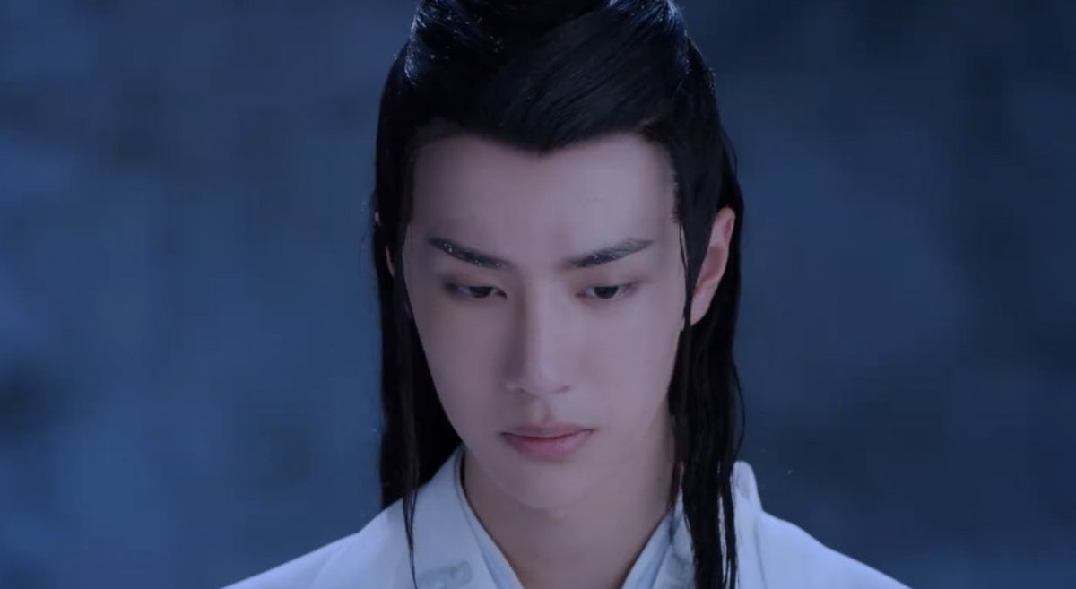 gremlinyibito's tweet photo. today I offer you lan wangji without his forehead ribbon https://t.co/7Y4M5Lz5oT