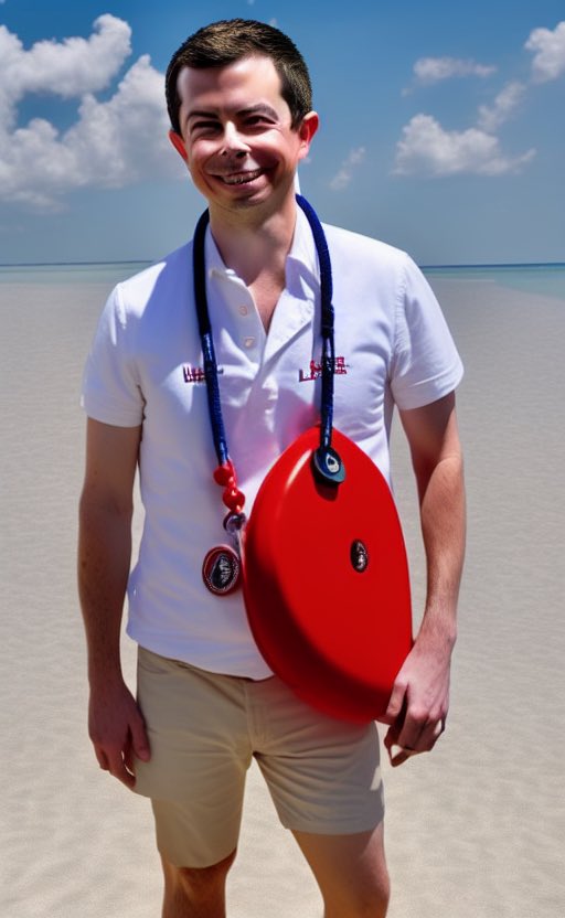 hellworldai's tweet photo. Pete Buttigieg Myrtle Beach lifeguard https://t.co/vNROcwlv9O