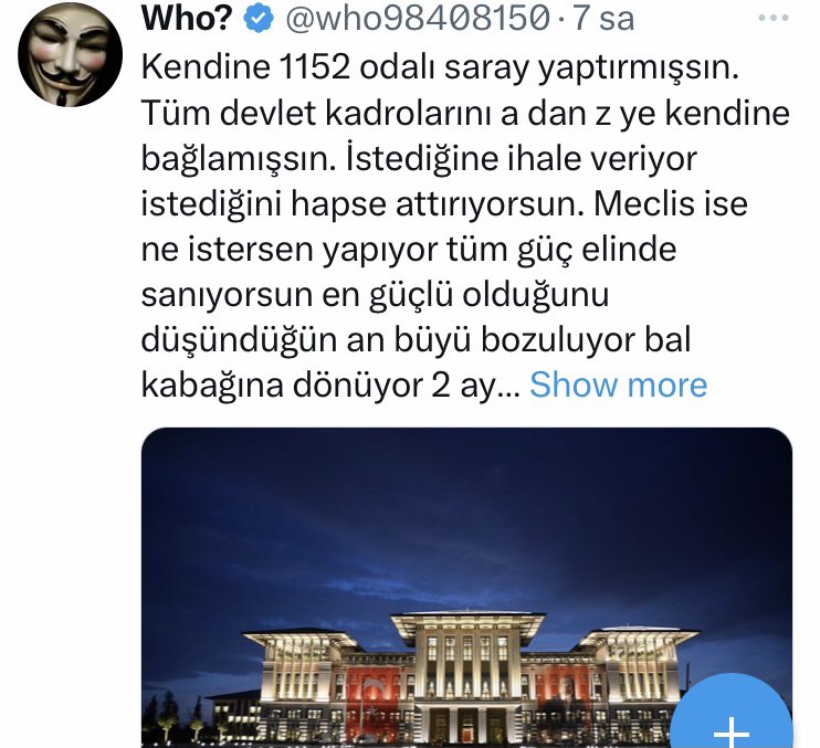 Milletin malını, @RTErdogan ‘ın mülkü zanneden bir zavallıdan beklenen hareket! 
Ersoy’un adını kullanarak yalan söyledi, milyonlarca kişiye ulaştı ve sildi…
Hüda Par ve Mehmet Akif Ersoy’un dava açması bekleniyor.

@iletisim  @SiberayEGM  #DezenformasyonYasası uygulansın!