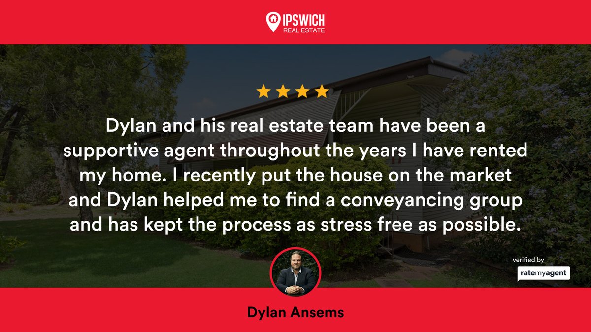 IpswichRealEsta's tweet photo. My latest RateMyAgent review in Brassall.

https://t.co/EIx1s3ghe5

...
#ratemyagent #realestate #Ipswich_Real_Estate https://t.co/bInQD9dMar