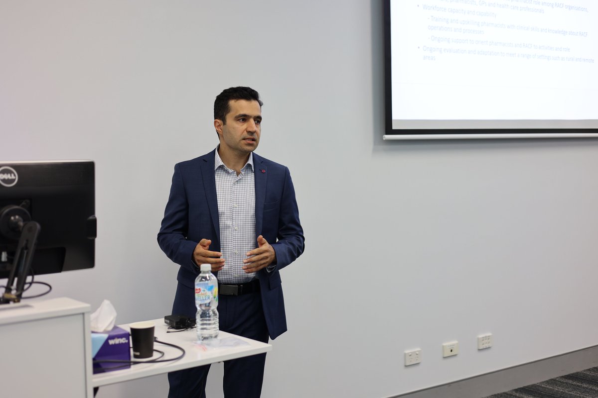 Representatives from pharmacy bodies, aged care, and government met at UC on 15 March to discuss the findings and implementation of on-site #pharmacist  in residential #agedcare study.
chnact.org.au/for-health-pro…
<a href="/UniCanberra/">University of Canberra</a> <a href="/CapitalHealthNw/">CapitalHealthNetwork</a> <a href="/PSA_National/">PSA</a> <a href="/SamKosari/">Sam Kosari</a> <a href="/MarkNaunton/">Mark</a>