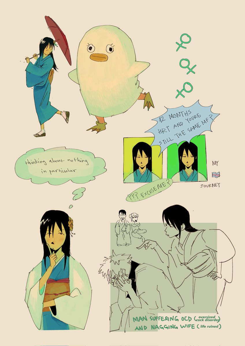 ki__a0's tweet photo. pages from the imaginary ginzura zine i drew last night in my sweatiest fever dream. gintama people should pay me for this
#銀桂 https://t.co/4gV5ZM2Iaj