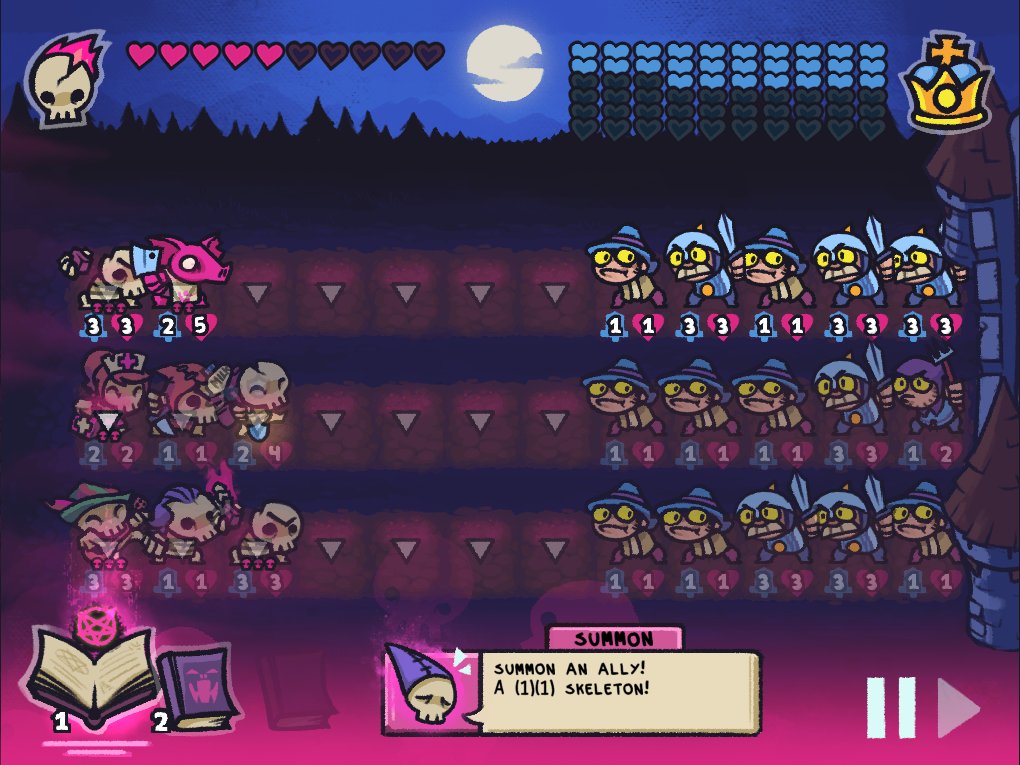stopsignalart's tweet photo. AUTO NECROCHESS!

Yes, i finished this game, finally! It's an autobattler about controlling your own undead army. 
It's really short and quite fun!

https://t.co/iC4uU8V1jc
Give it a try!!! And then tell me if you like it!!

#indiegame #indiedev #indiedeveloper #autochess https://t.co/pJ7i5QZ0r2