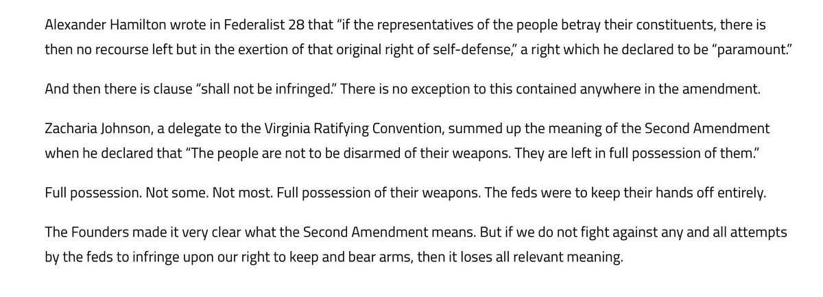 DNPP420's tweet photo. @EdKrassen Alexander Hamilton wrote in The Federalist 28 … https://t.co/ZgpwIlBq8k