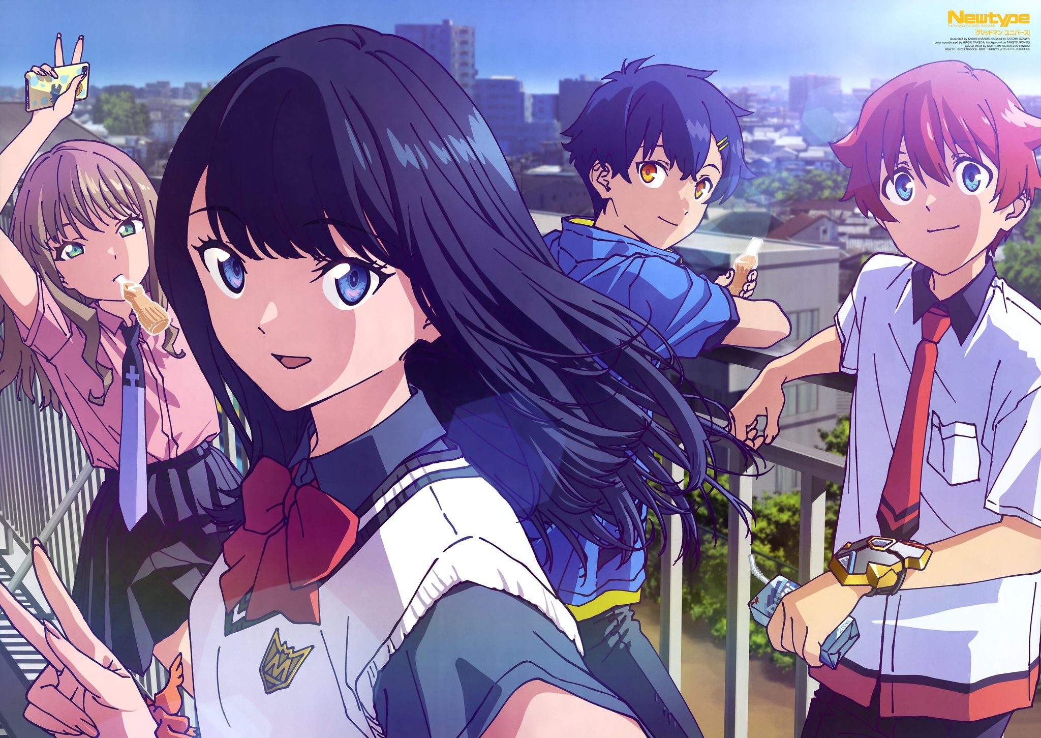 Gridman Universe” New Key Visual : r/anime