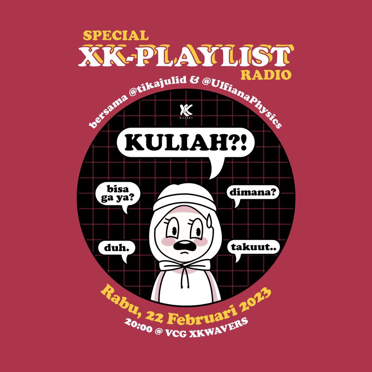 xkwavers's tweet photo. 🎙️ XKWAVERS PODCAST : Xk-playlist Radio Special 🎧

Pilih Mondok atau Kuliah? 🙋🤷🙅

🎙️🎙️🎙️

Teruntuk kamu yang punya problem yang sama, coba deh dengerin ini :) 😉🤗🫂

🎧🎧🎧

https://t.co/0VRQIQ8TpM https://t.co/JXKMqkCoQ7