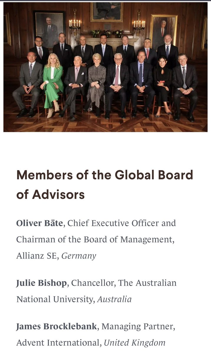 The Researcher on Twitter "Members of the Global Board of Advisors"