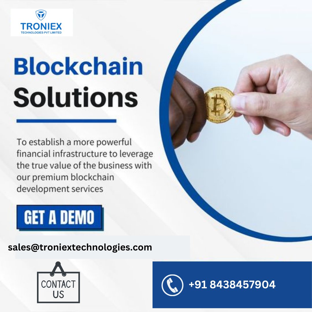 Troniextech's tweet image. #blockchaindevelopment #blockchaindevelopmentservices #blockchaindevelopmentcompany #blockchaindevelopmentagency