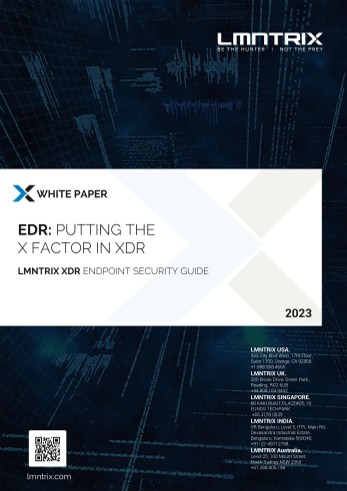 Exciting news! We've just released a new whitepaper called "EDR: The X Factor in XDR"!🚀
 
Our paper dives deep into how Endpoint Detection and Response (EDR) is a crucial component of Extended Detection and Response (XDR) strategies.

#LMNTRIX #EDR #MDR #XDR #cybersecurity