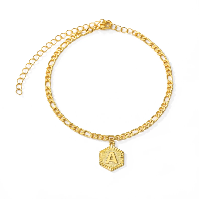 Hexagon Letter Pendant Anklet. Letters from A to Z available.
Link in bio☝️
.
#anklet #anklets #ankletjewelry #braceletcollection #braceletlover #braceletlovers #braceletoftheday #braceletmaker #braceletdesigner #braceletstyle #beadbracelet #beadedbracelet #braceletbeads