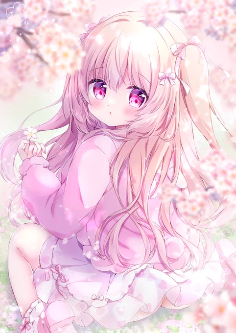 『お花見にきたの?』 
