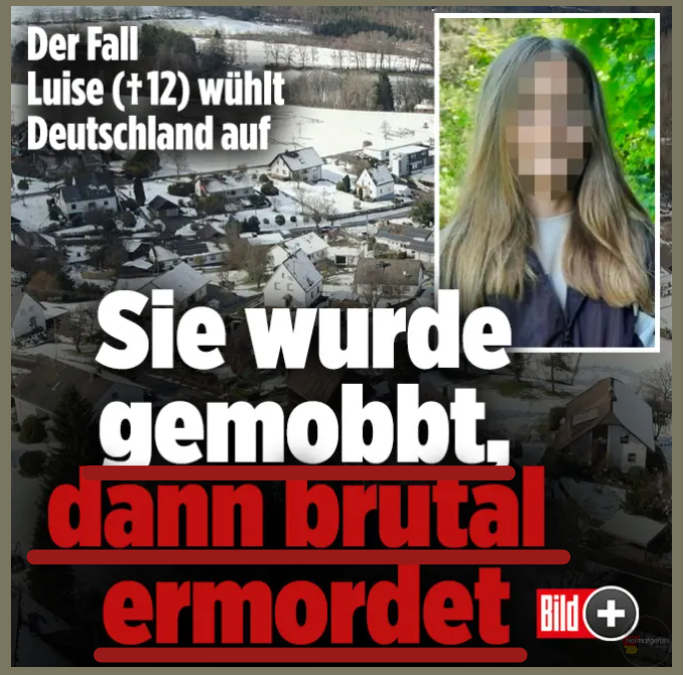 HeimatliebeDE's tweet photo. #Luise wurde gemobbt und brutal ermordet!

Wer jemanden brutal tötet, der kann auch mit 12 oder 13 Jahren strafrechtlich belangt werden. 

Hier muss endlich gehandelt werden. 

#Freudenberg https://t.co/cXPZR4z3NX