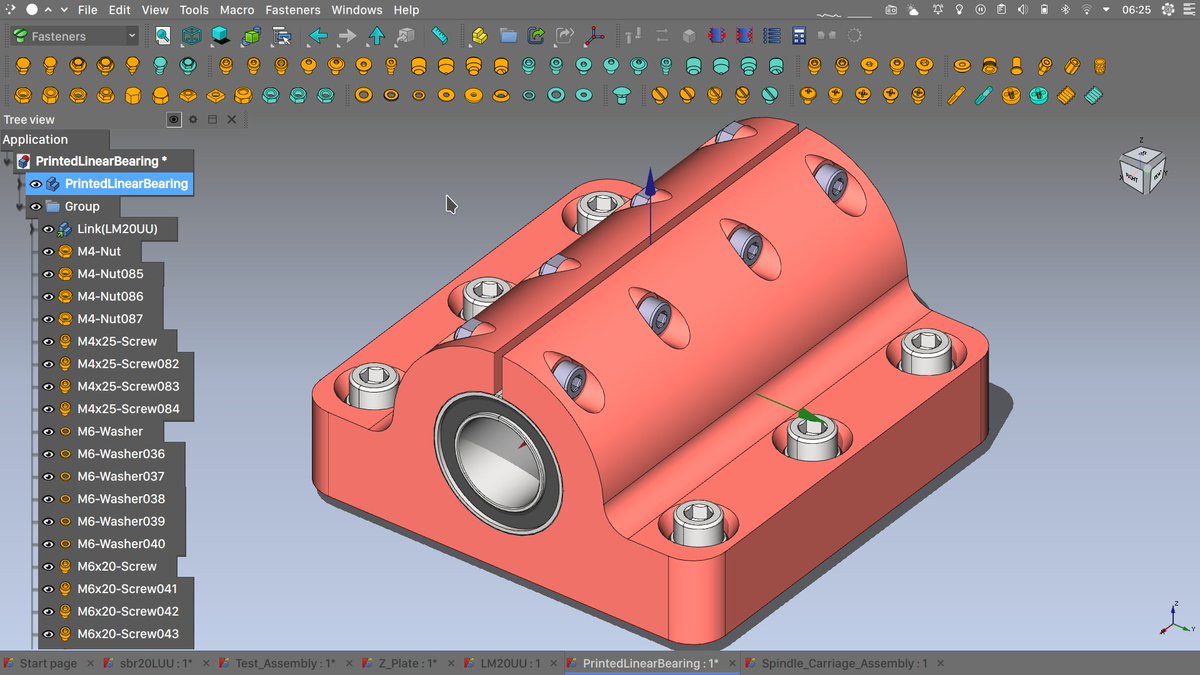 OficineRobotica's tweet image. #3dprint LM20UU linear bearing case design in @FreeCADNews #LinkStage3
#MadeWithFreeCAD #fc3d