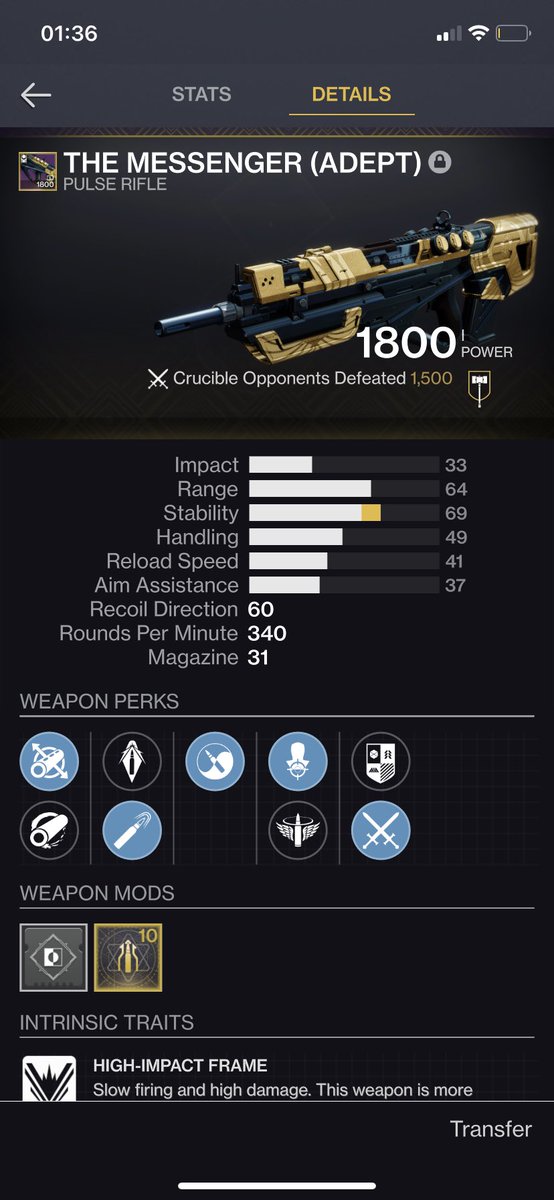 CHlEFRAPTOR's tweet photo. @CoolGuyGames This gun is disgustingly good now https://t.co/8iv4qMPxHc