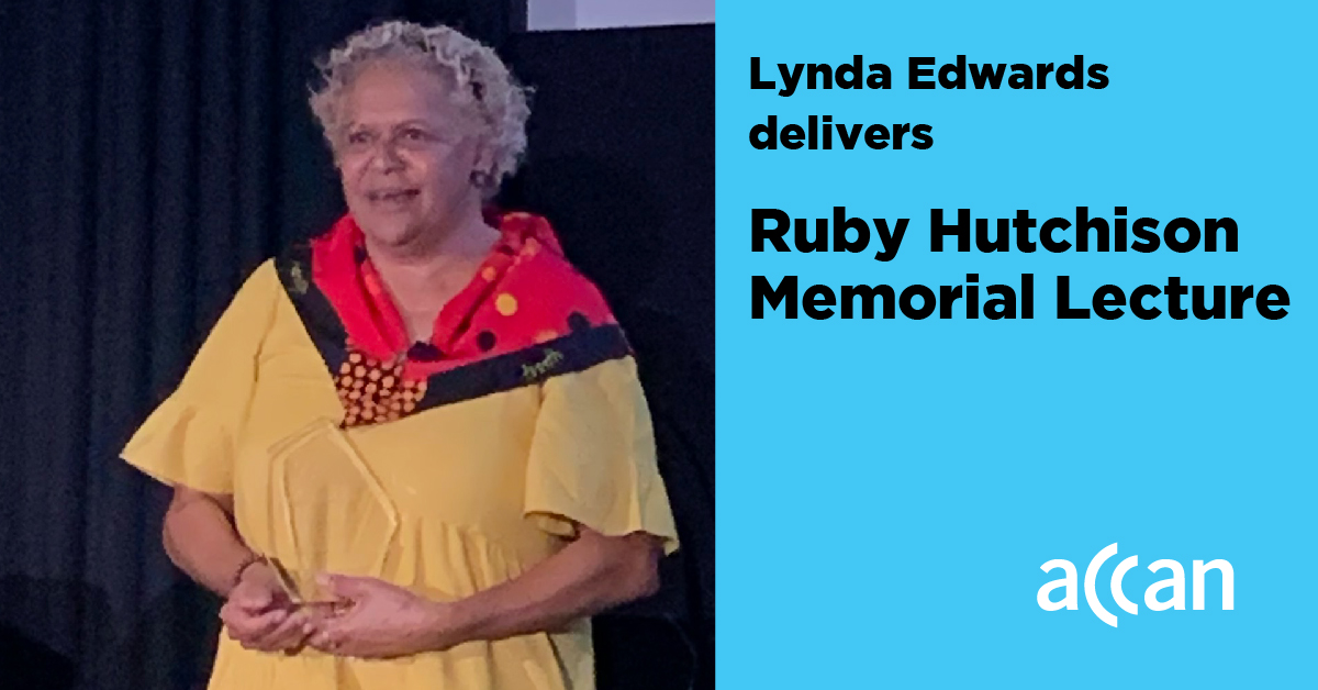 Many of us at ACCAN had the privilege of attending this year’s lecture delivered by the current NSW Premier’s Woman of the Year, Lynda Edwards.  Lynda’s inspiring and thought provoking presentation was delivered with grace, humility, and humour.