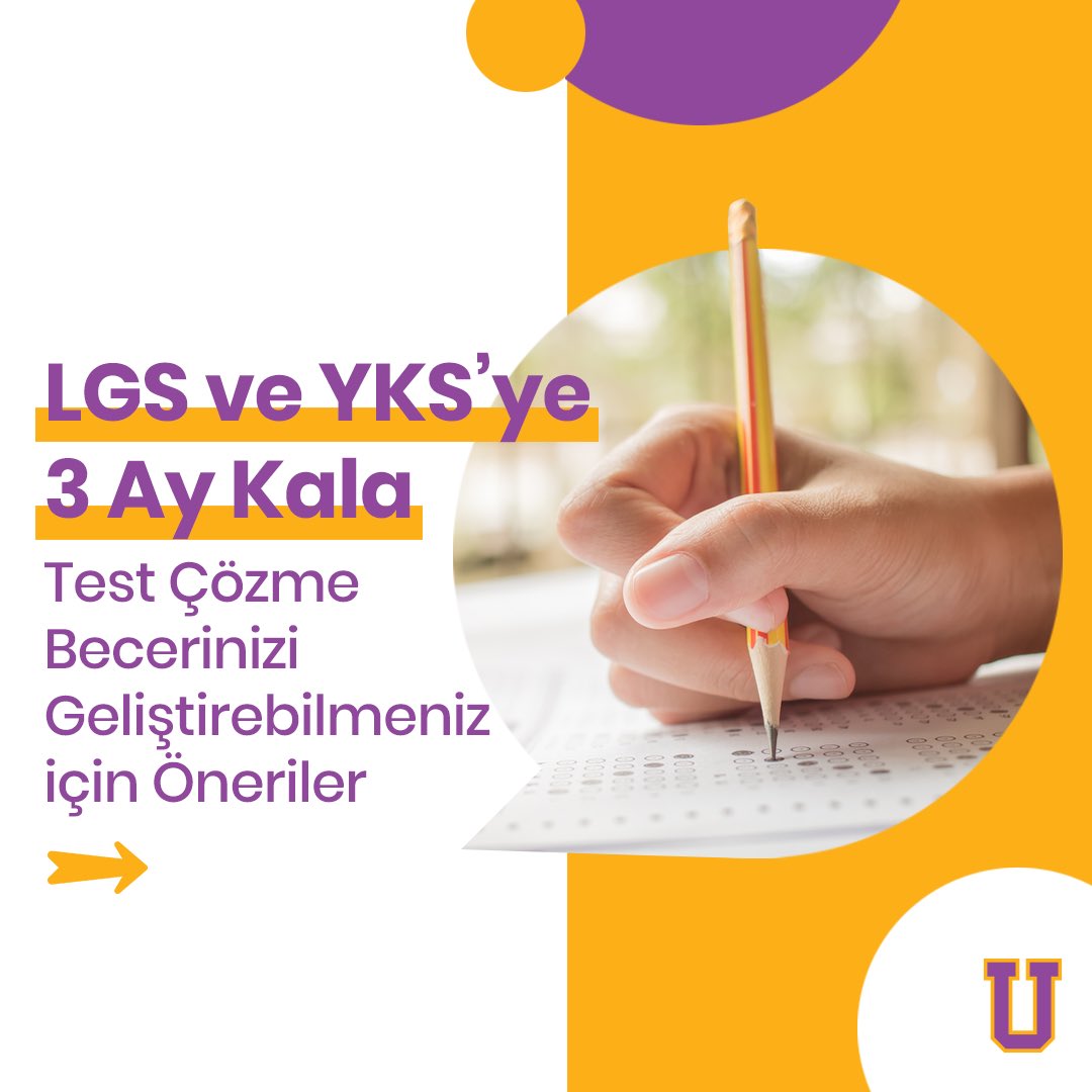 UgurOkullari's tweet photo. LGS’ye ve YKS’ye hazırlanan öğrencilerimiz için sınavlara 3 ay kala test çözme becerilerini geliştirebilecekleri önerilerimizi görmek için sağa kaydırın! 👉🏻

#UğurKazandırır https://t.co/8yIGO1U6je