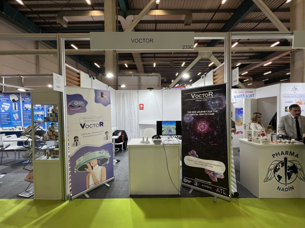 We are in Expomed 2023. 
Waiting all attendees to our booth at Hall 2A 233C.
VoctoR Clinic 

#vr #vrhealth #vrhealthcare #exergaming #seriousgames #healthcare #health #psychedelic #cognitive #cognitiverehab #rehabilitation