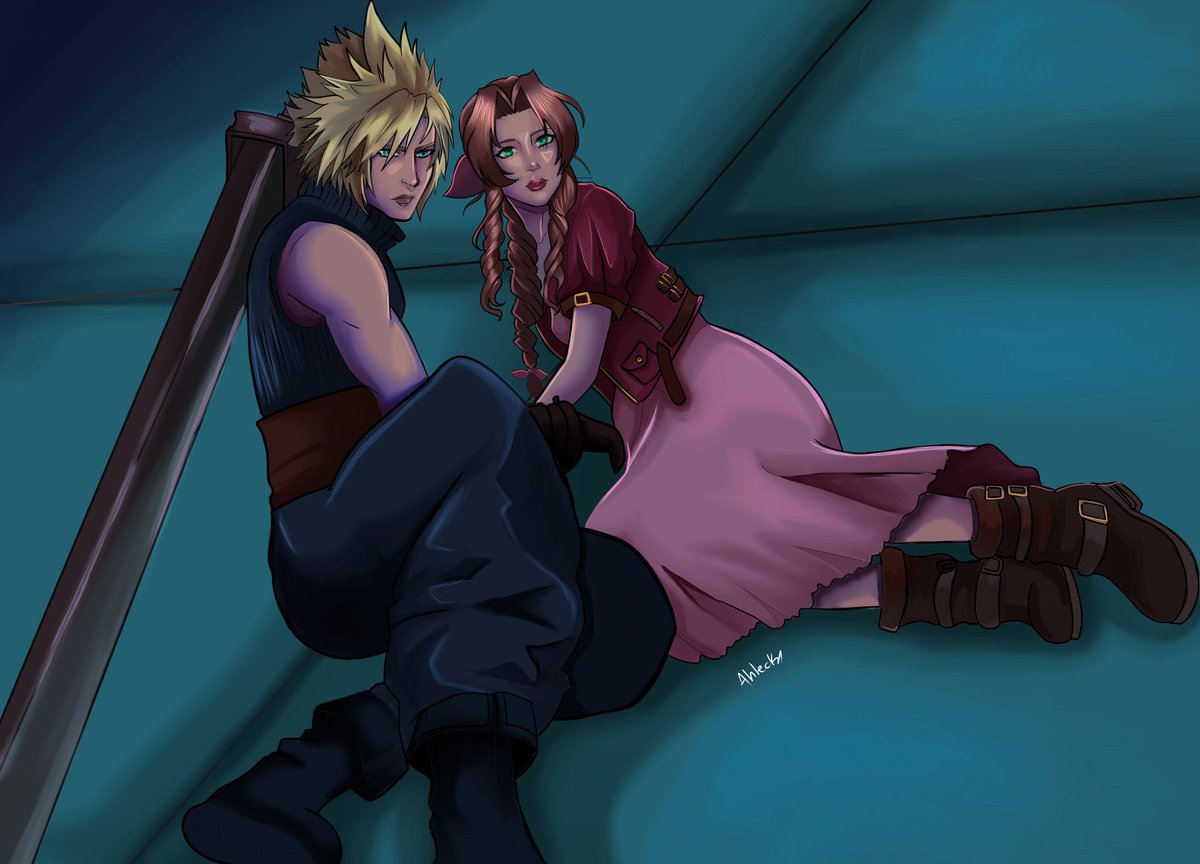 I saved her, she saved me. Round and round it goes. ♡

#クラエア #clerith #cloudxaerith #aerithxcloud #ff7r #ff7 #squareenix #FinalFantasyVII #cloudstrife #AerithGainsborough #finalfantasyFanart #finalfantasyart #ff7remake #ffviiremake #videogameart #aerith #squareenix