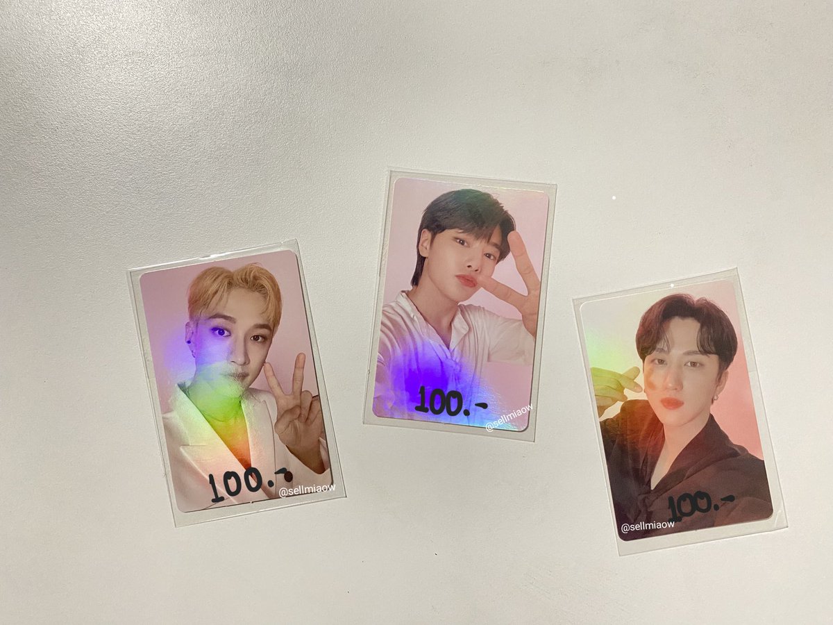 sellmiaow's tweet photo. 🛵 พร้อมส่ง
🔮 NACIFIC x StrayKids
🖼 Photocard Pink Hologram

🌱 I.N
🌱 BANG CHAN
🌱 CHANGBIN

✨️ ใบละ 100 บาท (ส่งฟรี) ✨️
🌟 เหมา 3 ใบ 280 บาท (ส่งฟรี) 🌟

#ตลาดนัดเด็กหลง #ตลาดนัดstraykids #nacificxstraykids https://t.co/TYOEBQUDET