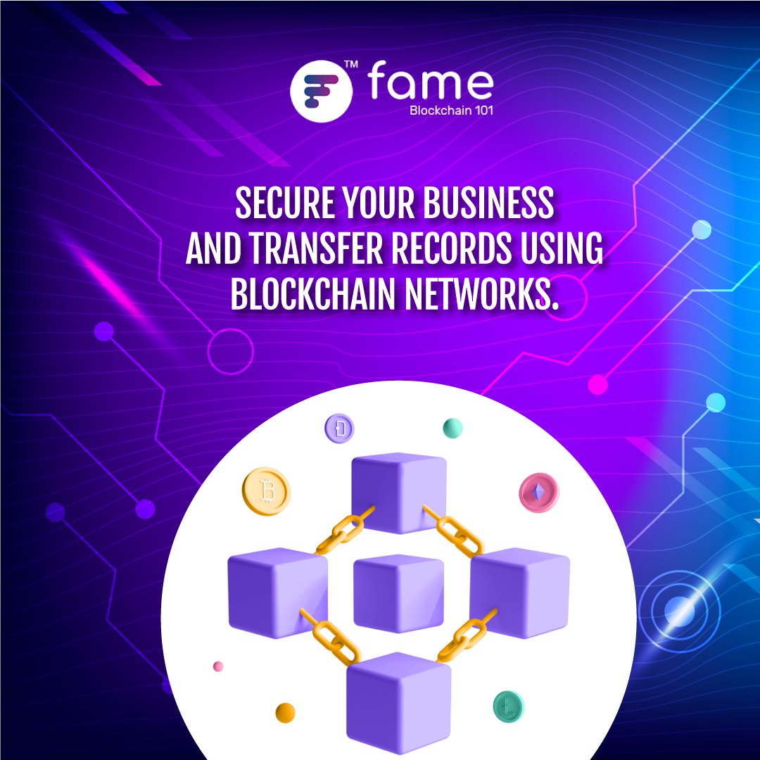 FameInfinity_'s tweet photo. Secure your business and transfer records using blockchain networks.
#blockchain #business 
Read More : https://t.co/VQjuOeR7F6 https://t.co/nbUFratP0R