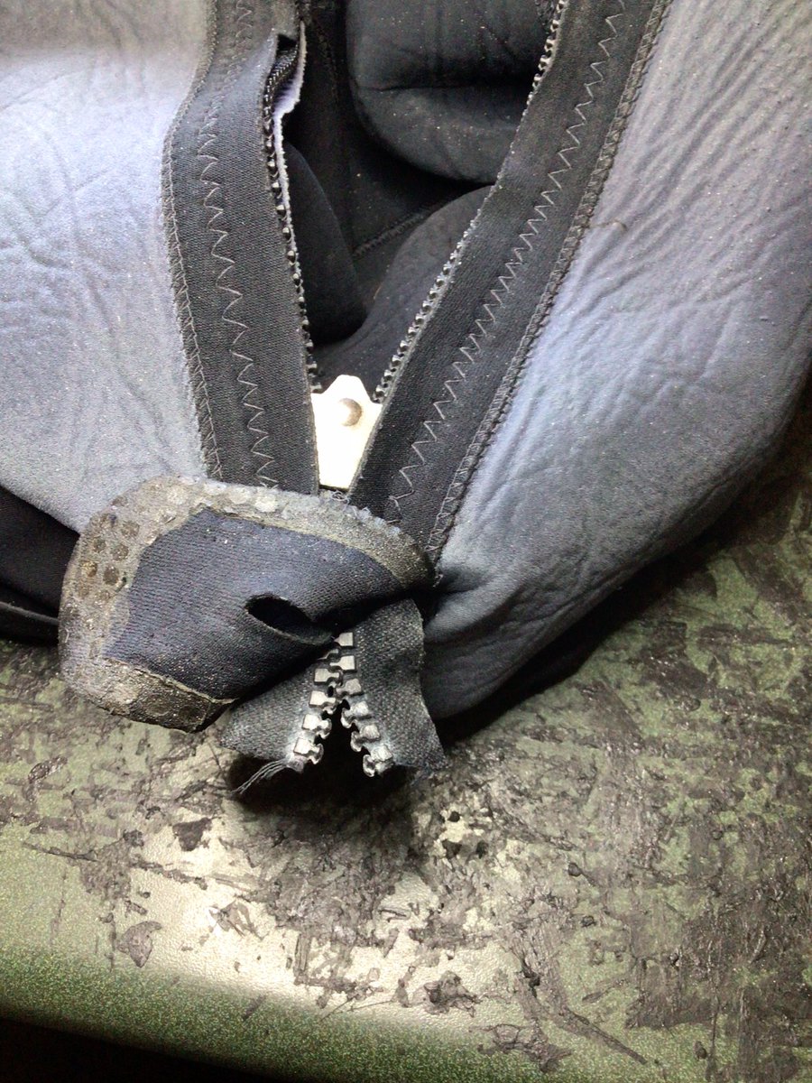 Rubberknite on Twitter "Just finished replacing a slider on a zipper