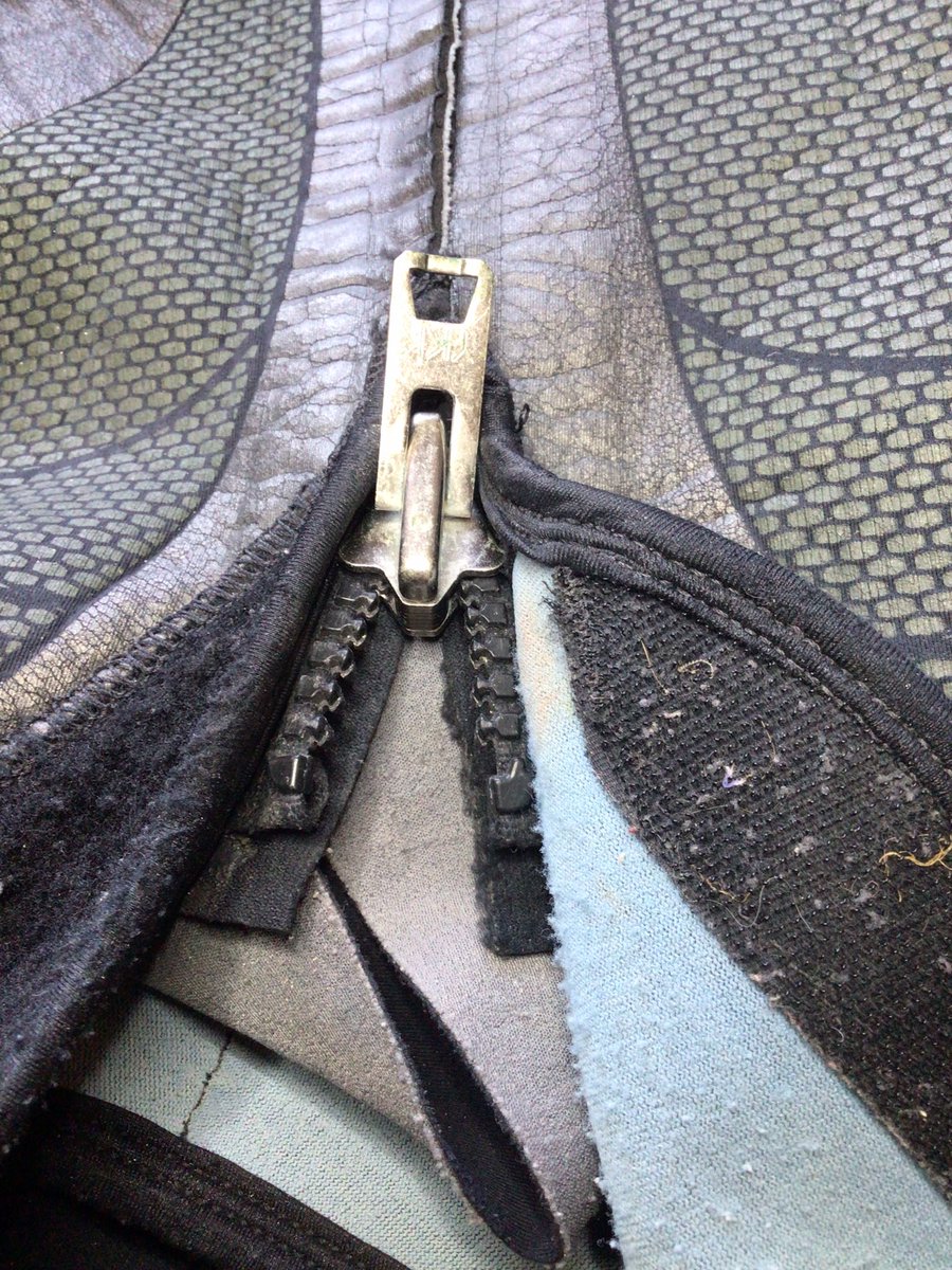 Rubberknite on Twitter "Just finished replacing a slider on a zipper