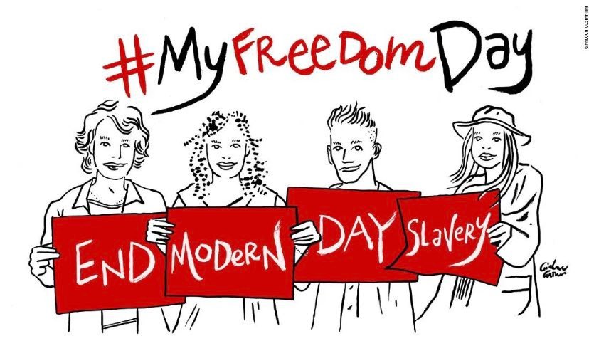 How can you help #endslavery?

🚨 Learn the warning signs
⛓ Start an anti-trafficking group
✍️ Petition leaders to change laws
🛒 Make smart buying choices
❤️‍🩹 Support survivors

#MyFreedomDay

cnn.com/specials/world… <a href="/GianlucaMezzo/">Gianluca Mezzofiore</a> <a href="/TheMekongClub/">The Mekong Club</a>
