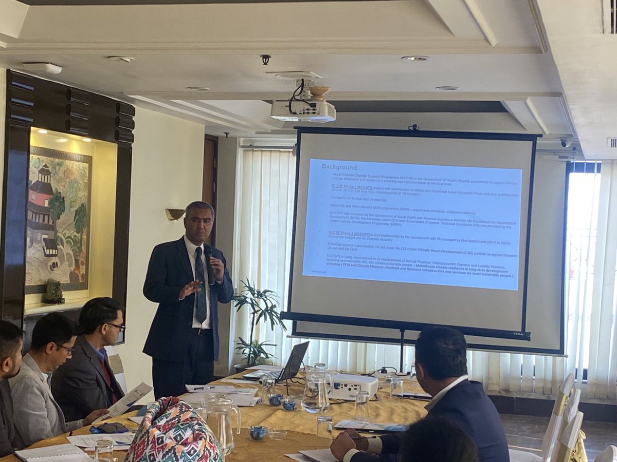 Project Steering Committee Meeting of NCCSP2 took place in Kathmandu today under the chairmanship of Secretary of the Ministry of Forest and Environment Dr. Rewati Raman Poudel. The committee appreciated project activities and suggested the away forward. #BEK