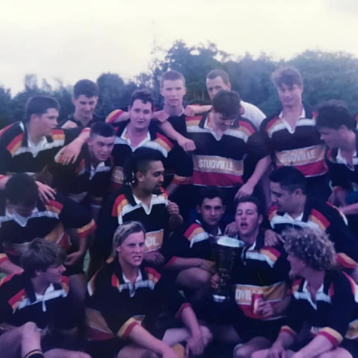 waikato's tweet photo. Check out some of the 'Studville' rugby team. π Is there anyone pictured here that you recognise?
Thanks for supplying this shot Jason Avery! π
#KoTeTangata #ForThePeople
#ThrowbackWaikatoThursday #WUThrowback #WUAccommodation #WaikatoRugby #Rugby https://t.co/1WAk7uvpgv