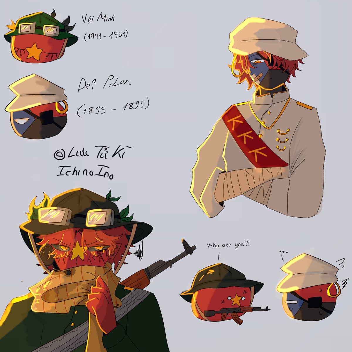 IchiroIno's tweet photo. Viet minh and Del Pilar
#Countruhumans https://t.co/avk6w2HSCT