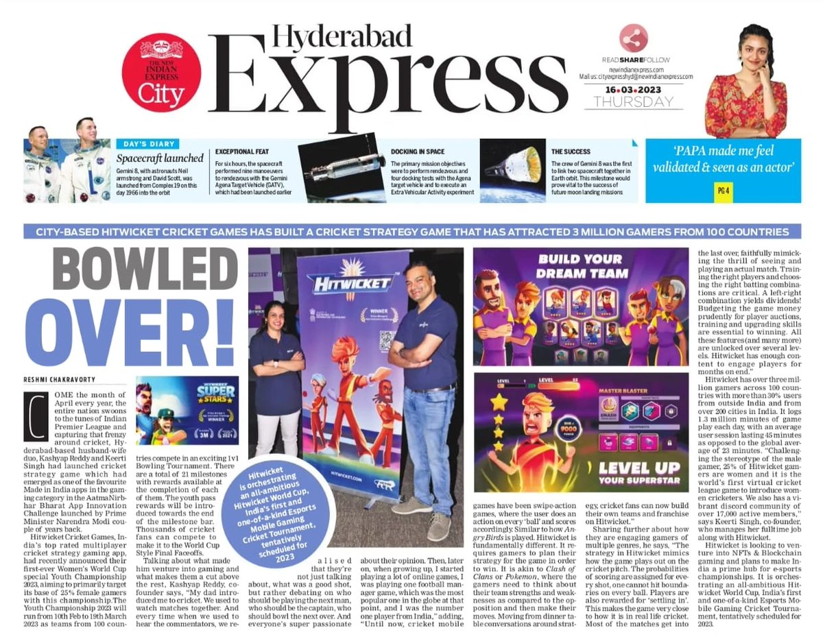 PrimeVenturePartners (@primevp_in) on Twitter photo Sharing his vision around creating India's 1st Mobile e-sports IP, <a href="/kashyapreddy/">Kashyap Reddy</a> spoke to <a href="/NewIndianXpress/">The New Indian Express</a> about how they are building <a href="/HitwicketGame/">Hitwicket</a> - India’s top rated multiplayer cricket strategy gaming app.
Read more: bit.ly/3YSdqzm
#CricketTwitter #MobileGaming Sharing his vision around creating India's 1st Mobile e-sports IP, <a href="/kashyapreddy/">Kashyap Reddy</a> spoke to <a href="/NewIndianXpress/">The New Indian Express</a> about how they are building <a href="/HitwicketGame/">Hitwicket</a> - India’s top rated multiplayer cricket strategy gaming app.
Read more: bit.ly/3YSdqzm
#CricketTwitter #MobileGaming
