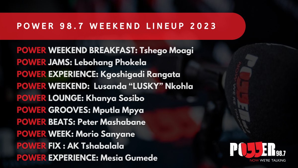 Powerfm987's tweet photo. https://t.co/gbpx8nf9Fd