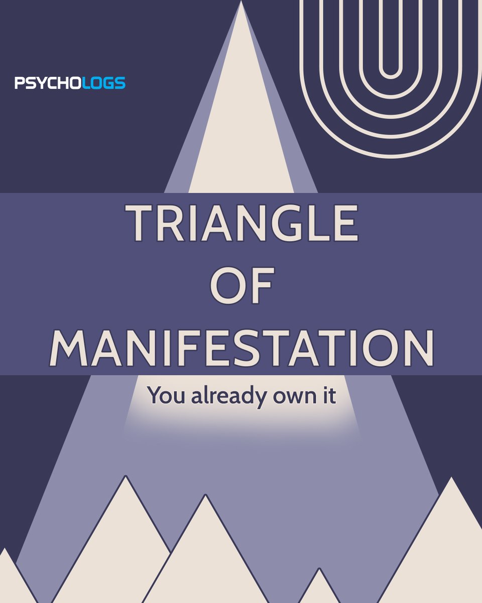 PsychologsIndia's tweet photo. #Manifestation-usually is mistaken for “keep thinking about the things you desire and it will happen”. 
#psychologist #mentalhealth #espressive #disbalance #mindfulness #goals #subconscious #triangle #overthinking #futureplans #imaginations  #selfcare #help #hope #actions https://t.co/USRwN46mWc