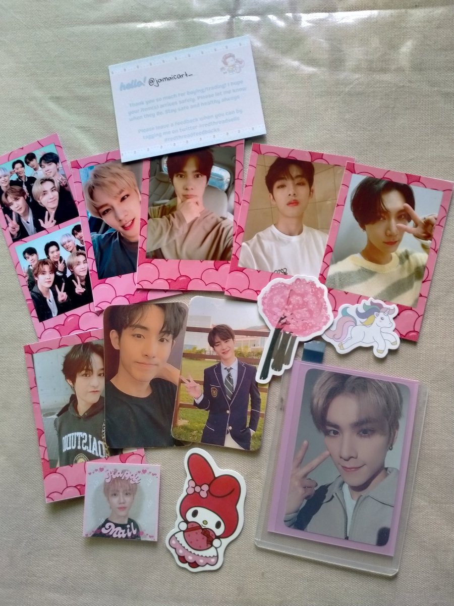 jammiebearscart's tweet photo. #jmcart_collects
freebies na may konting pc!! charot hehe thanks so much, @redthreadsells ! ๐ค dejun arrived safely huhu ๐ #redthreadfeedbacks
(reflection po sa toploader yung nasa may ilong ni dejun haha) https://t.co/vAZiweJUgf