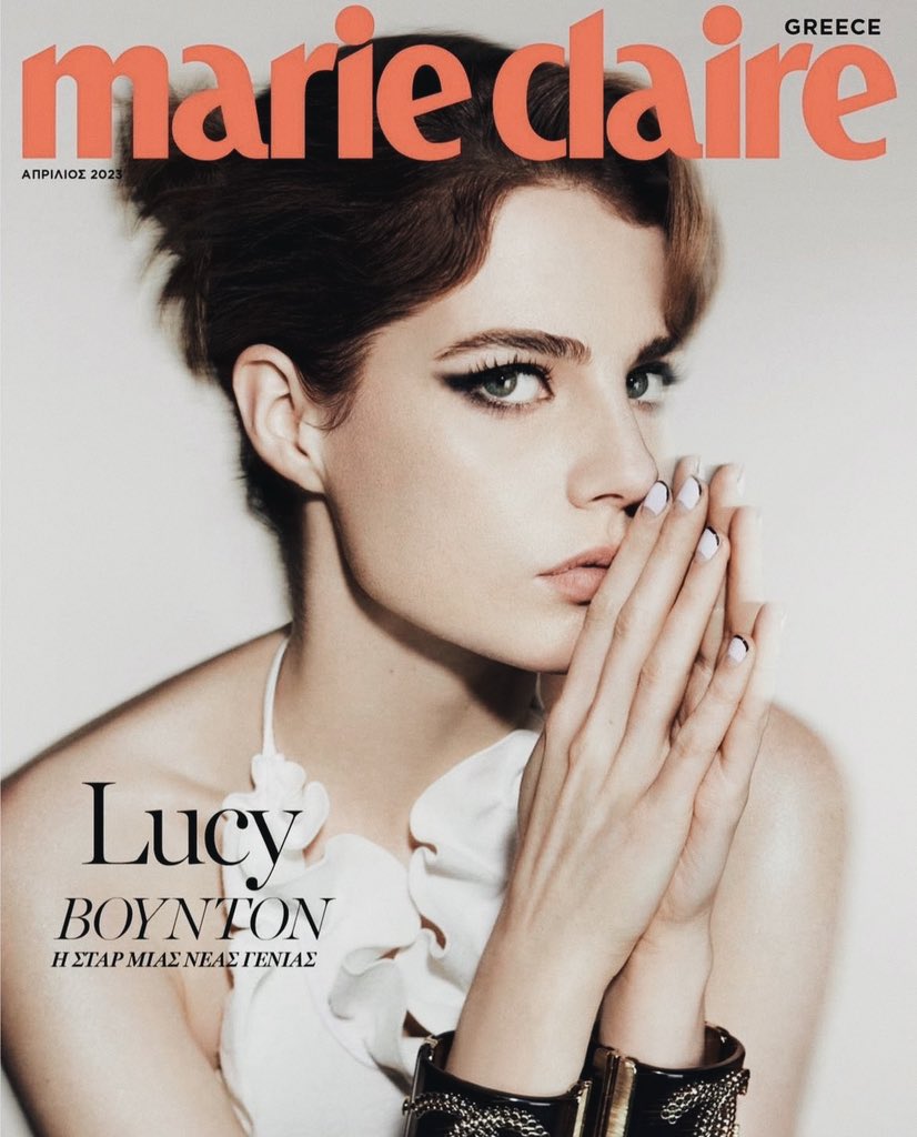 best of lucy boynton on Twitter: "lucy boynton for marie claire greece"