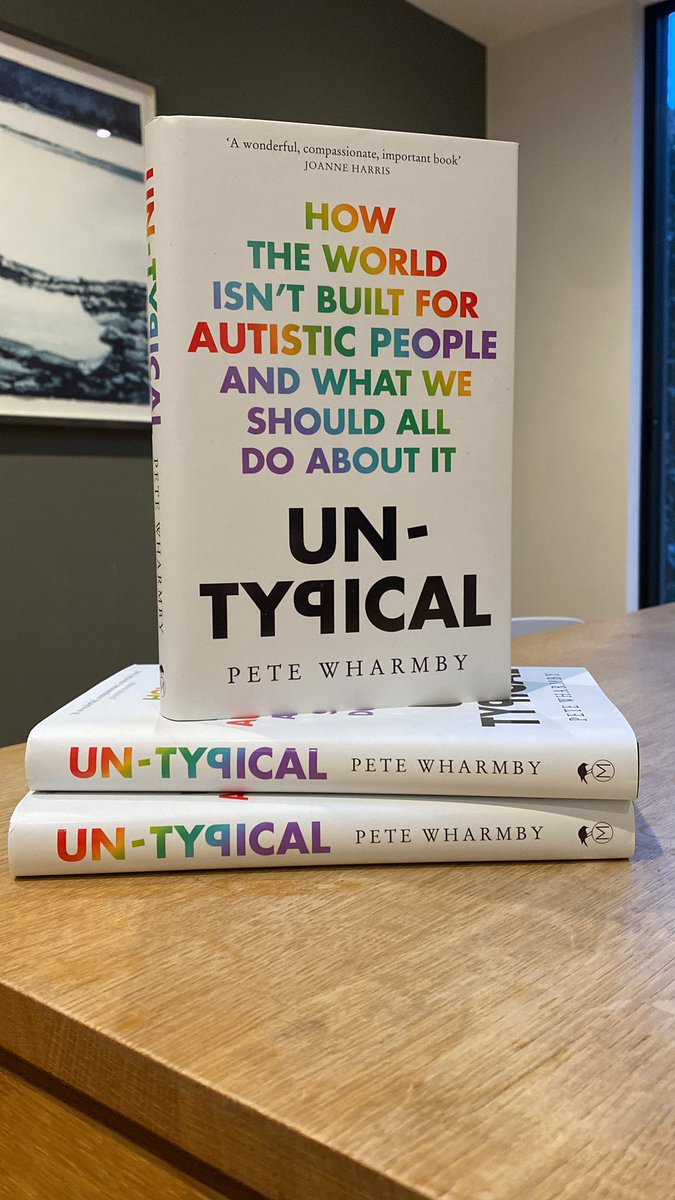 Happy publication day to <a href="/commaficionado/">Pete Wharmby</a> and his exceptional book #Untypical

If you want to make the world a better place for autistic people, please read it …