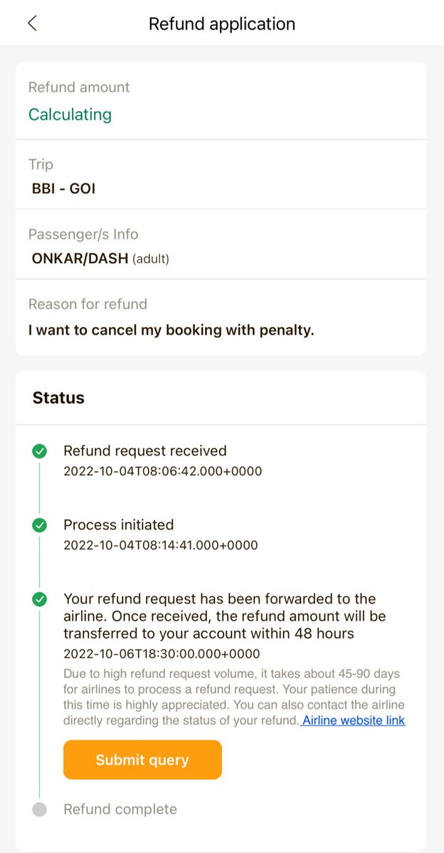dibswin's tweet photo. Hi @DGCAIndia @JM_Scindia @MoCA_GoI 
Please take immediate action on @happyeasygo  as they are doing #fraud. it's almost 5+ months still not issuing refunds. #boriszha
Order Id - 858453038514442049 https://t.co/f5AJKgIJXh