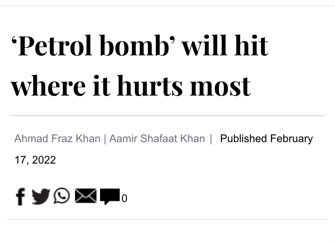 WithIK_V's tweet photo. 2 headlines by DAWN in around 1 year. One for PTI’s govt, and one after the increase in petrol prices yday for PDM. 

Double standards! https://t.co/TE7iYpYojn