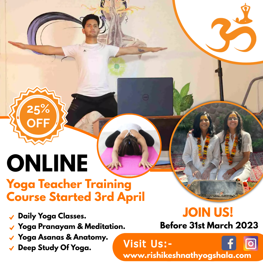 rishikeshyog's tweet photo. Rishikesh Nath Yogshala๐ Provide Online Yoga Teacher Training Course started on 3rd April 2023 in Rishikesh.๐ง
.
.
#yoga #hathayoga #yogateachertraining #yogastudioinindia #200hoursyogattcinrishikesh #bestyogaschoolinrishikesh #rishikeshnathyogshala #rishikeshnath #nathyogshala https://t.co/VpDfW5aAQ8