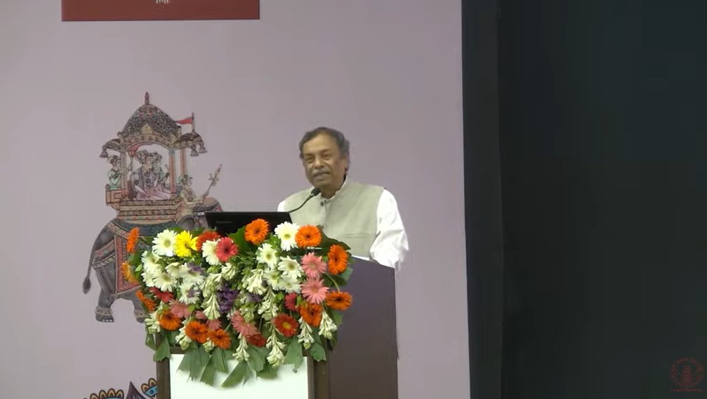 iitjodhpur's tweet image. Dr. Santanu Chaudhury, Director of #iitjodhpur at the event highlighted the start of the Med Tech Program in collaboration with AIIMS Jodhpur Technology Innovation, setting up of industry centres, startup centres by BioNest among others.

@aiims_jodhpur  

#iitjat15