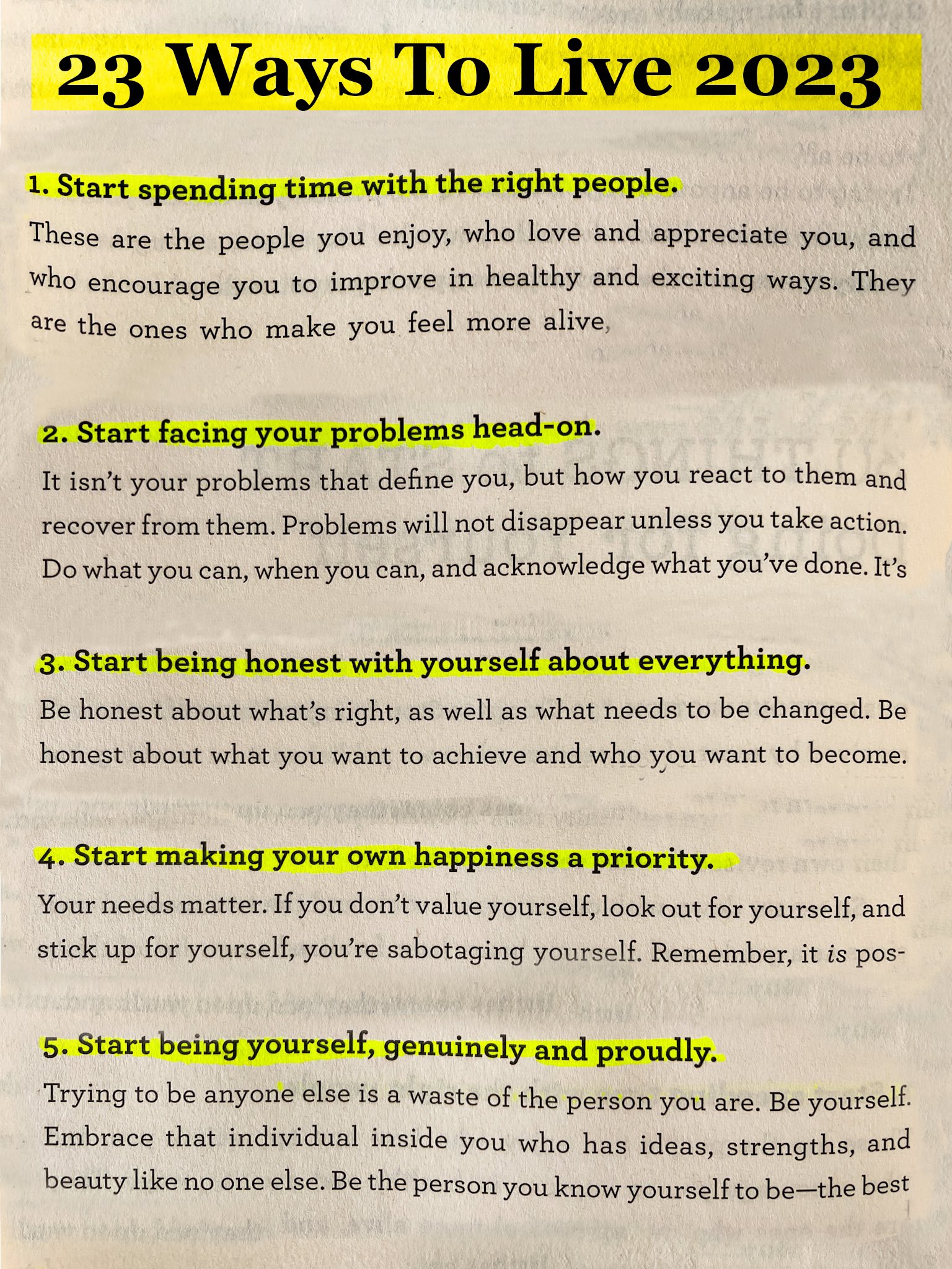 Library mindset on twitter 23 ways to live 2023 1 https t co