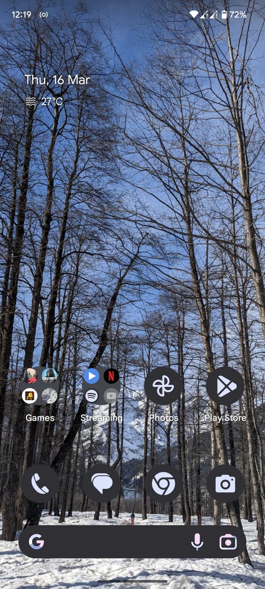 gauravgilalkar's tweet photo. This photo turned out to be a great wallpaper.
@madebygoogle Pixel6A clicks gorgeous landscapes ποΈ
#TeamPixel #ShotOnGooglePixel6A #Pixel6a #GooglePixel #Google #Pixel #Snowfall #WinterManali #mountains #wallpaper https://t.co/6Hp5DZuEGp