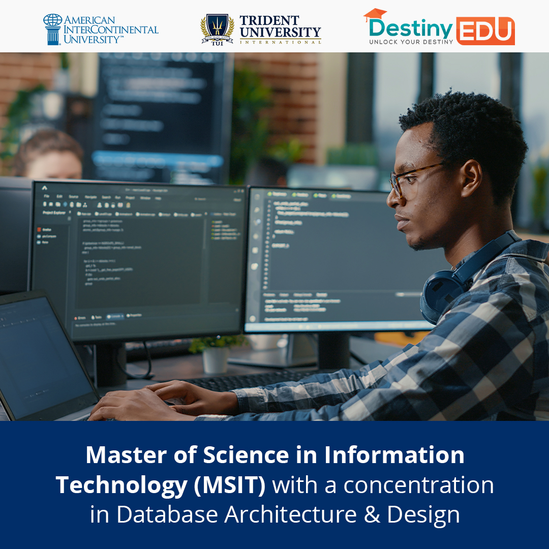 WeAreDestinyEDU's tweet image. #DatabaseArchitecture 

You can specialize in database architecture and design. This concentration is designed to help you become an expert in managing and designing databases. 

Apply now and take the first step toward your dream career! destinyedu.com/information-te…