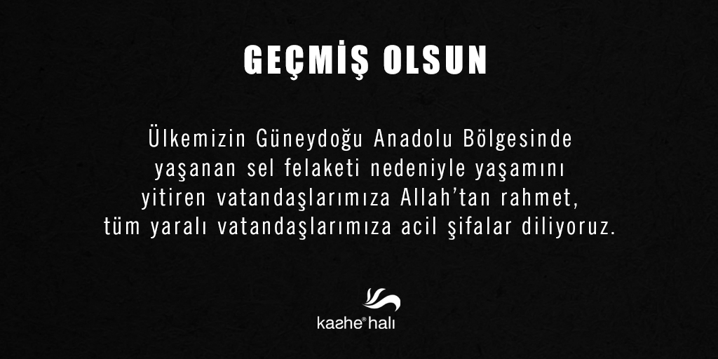 kashehali's tweet photo. Ülkemizin Güneydoğu Anadolu Bölgesinde yaşanan sel felaketi nedeniyle yaşamını yitiren vatandaşlarımıza Allah'tan rahmet, tüm yaralı vatandaşlarımıza acil şifalar diliyoruz. https://t.co/8EW9JVoKog