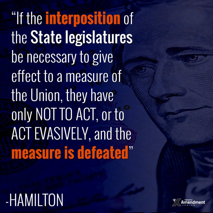 Kydwyn's tweet image. #Nullification #TenthAmendmentCenter
