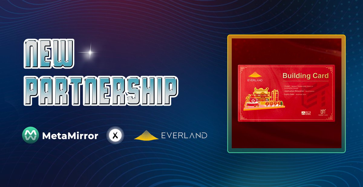 Auth3MetaMirror's tweet photo. 📣📣 We are excited to have @EverLandDAO onboarding to AI Buddy Portal! 

#EverlandDAO is a comprehensive community focusing on information aggregation, P2E and investment incubation of the Metaverse track.

🏤10 x Building Cards (Redeeming Decentraland building on EverlandDAO Discord.)
👉https://t.co/yQq6Y1Nwk8

#AIBuddy #Partnership #Web3