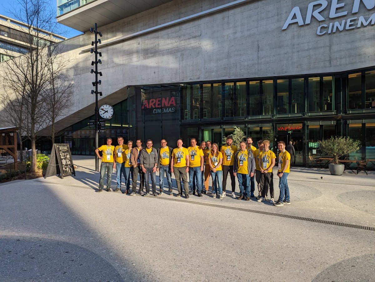 We are ready! Are you ready too? Join us earlier for coffee and croissants.