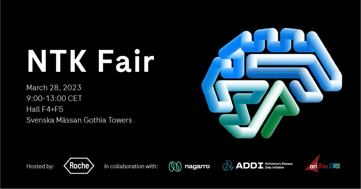 Nagarro's tweet photo. Excited to support @Roche at the NTK Fair AD/PD™ 2023 event! Join us to gain hands-on experience with the #NTKApp built in collaboration with #Nagarro to help advance neurological disease research by producing high-quality biomarker data. Sign up here: https://t.co/SoUUD6WmC1 https://t.co/1ai9zMbf4l