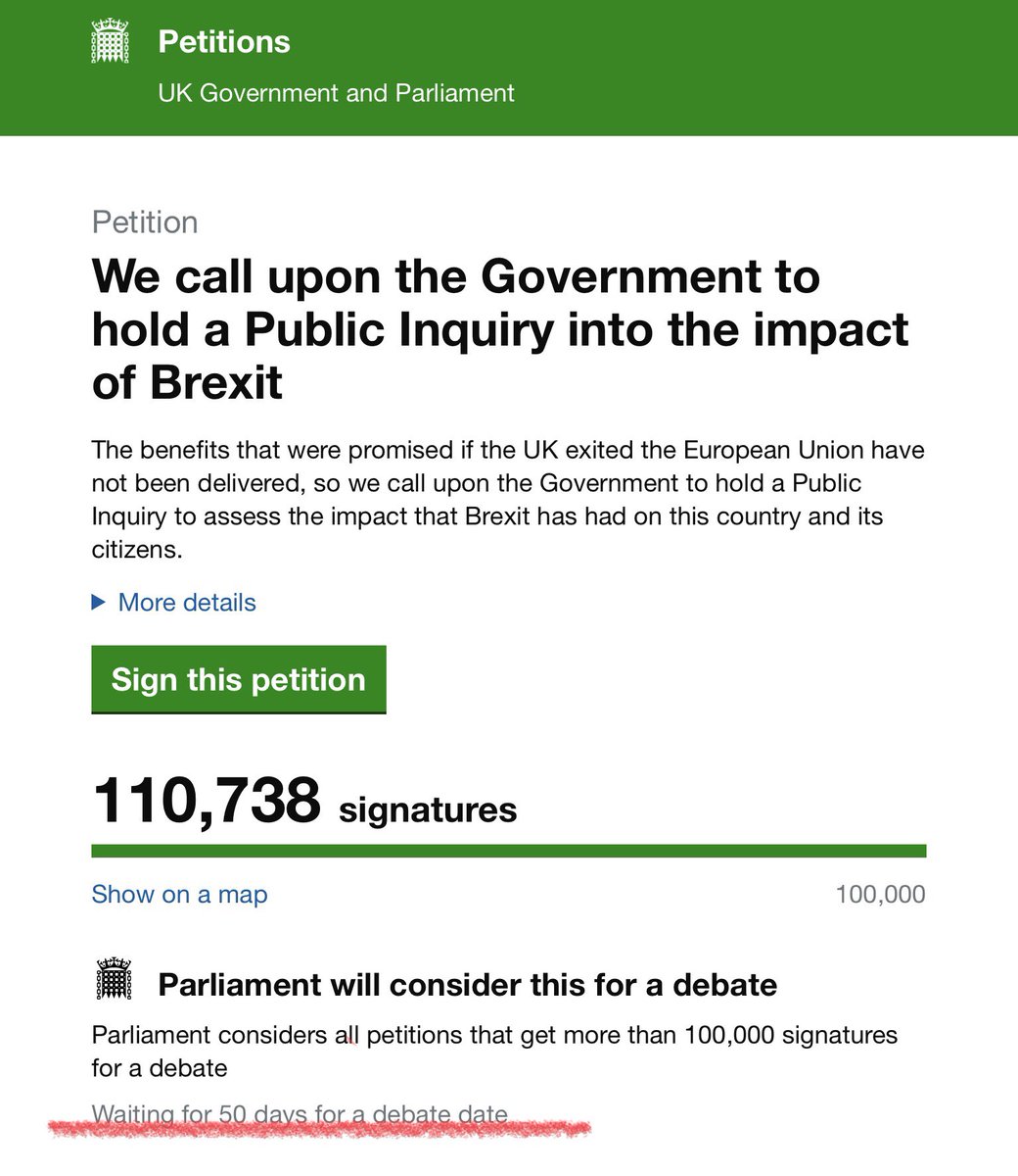 leedsblue67's tweet photo. We’ve now been waiting 50 days for a date for the debate of the petition. What are the government afraid of? We deserve answers. Retweet using #50Days if you agree. https://t.co/1HkcNCZFsB
